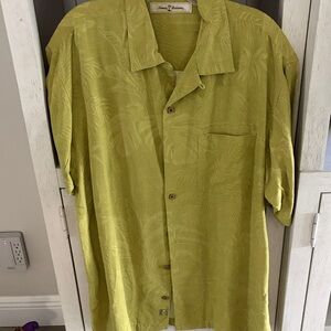 Tommy Bahama Olive Green Tropical Shirt